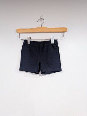 Crewcuts Factory Cotton Bike Shorts Navy Blue Size 4-5